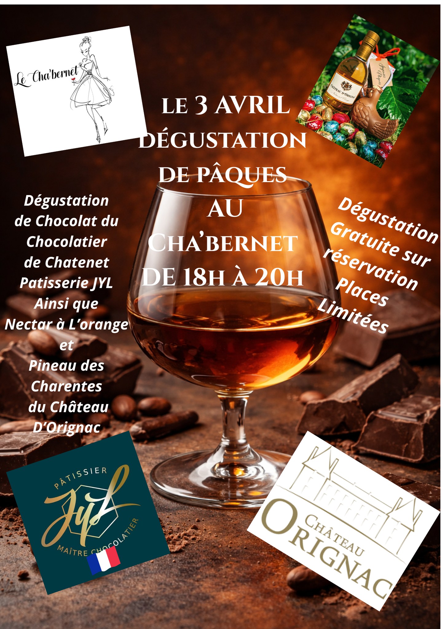 Dégustation de Pâques au Cha'bernet