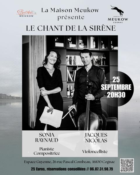 Concert "Le Chant de la Sirène" Piano/ Violoncelle - La Part des Arts | Maison Meukow