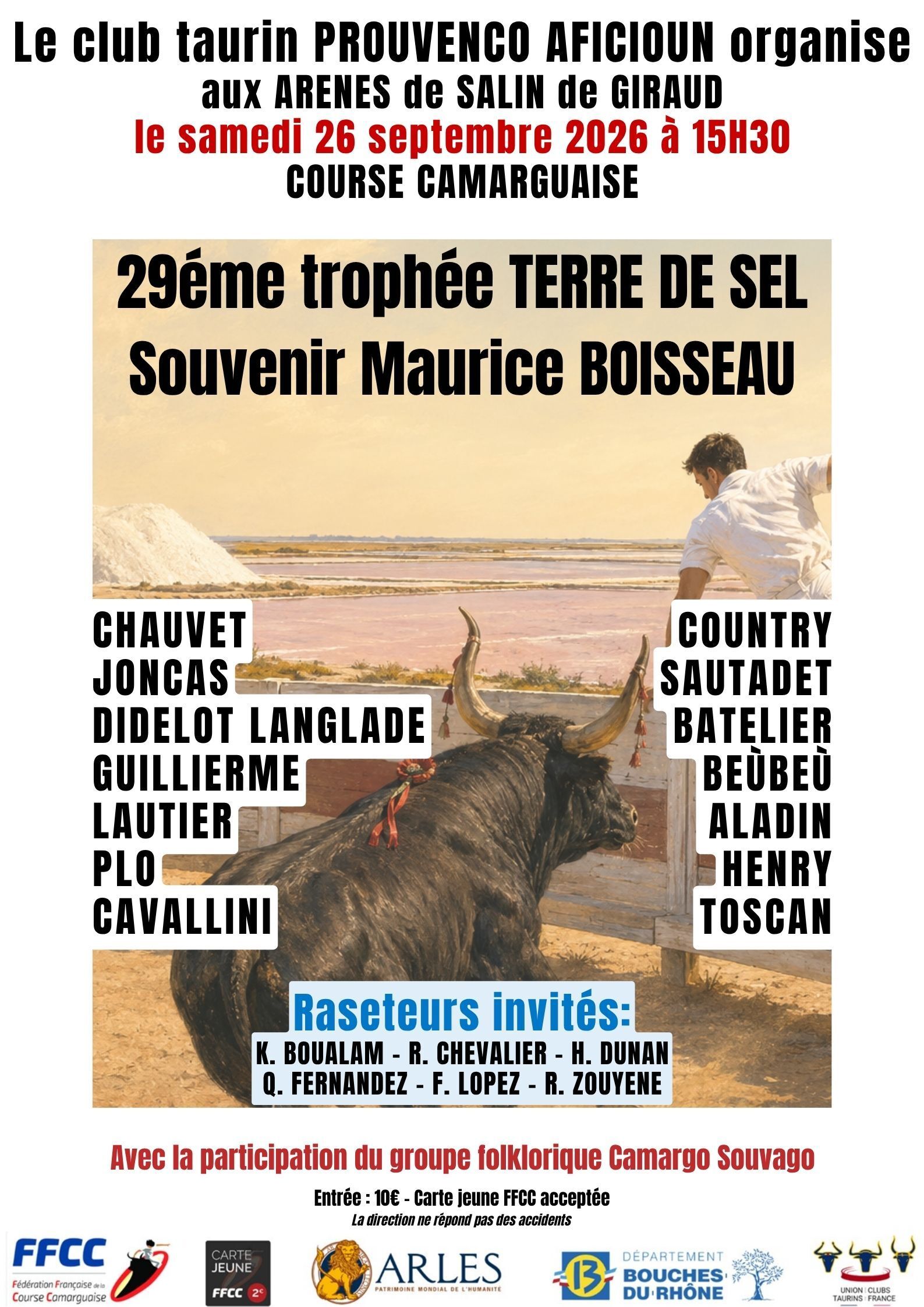 29éme trophée Terre de sel / Souvenir Maurice Boisseau