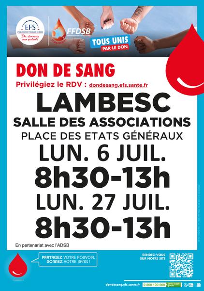 Collecte de sang