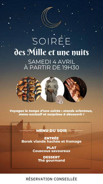 SOIRÉE MILLE ET UNE NUITS 