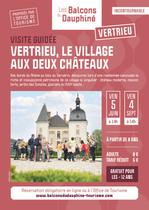 Des bords du Rhône au bois du Serverin : visite guidée de Vertrieu, le village …