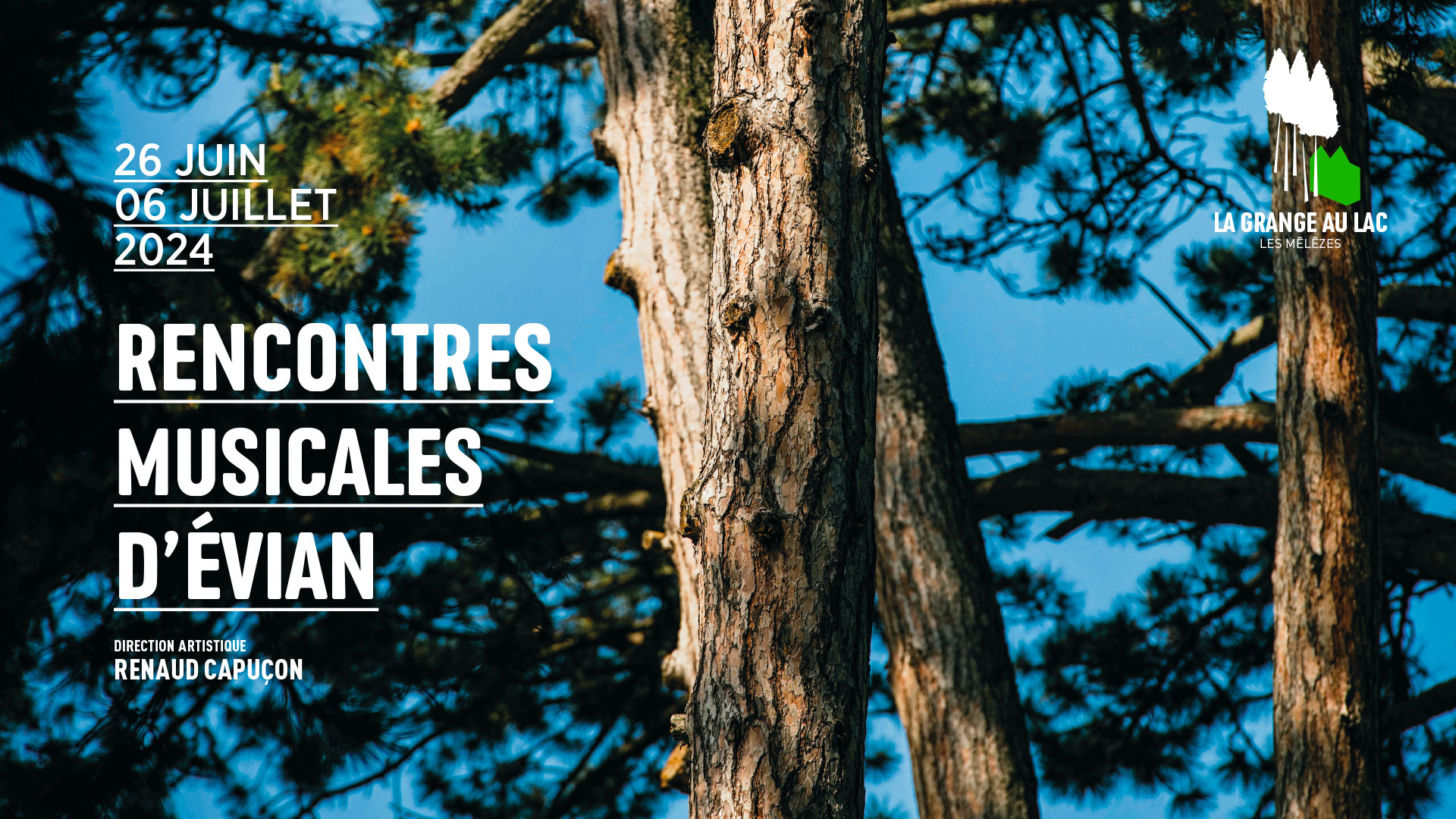affiche des Rencontres Musicales d'Evian