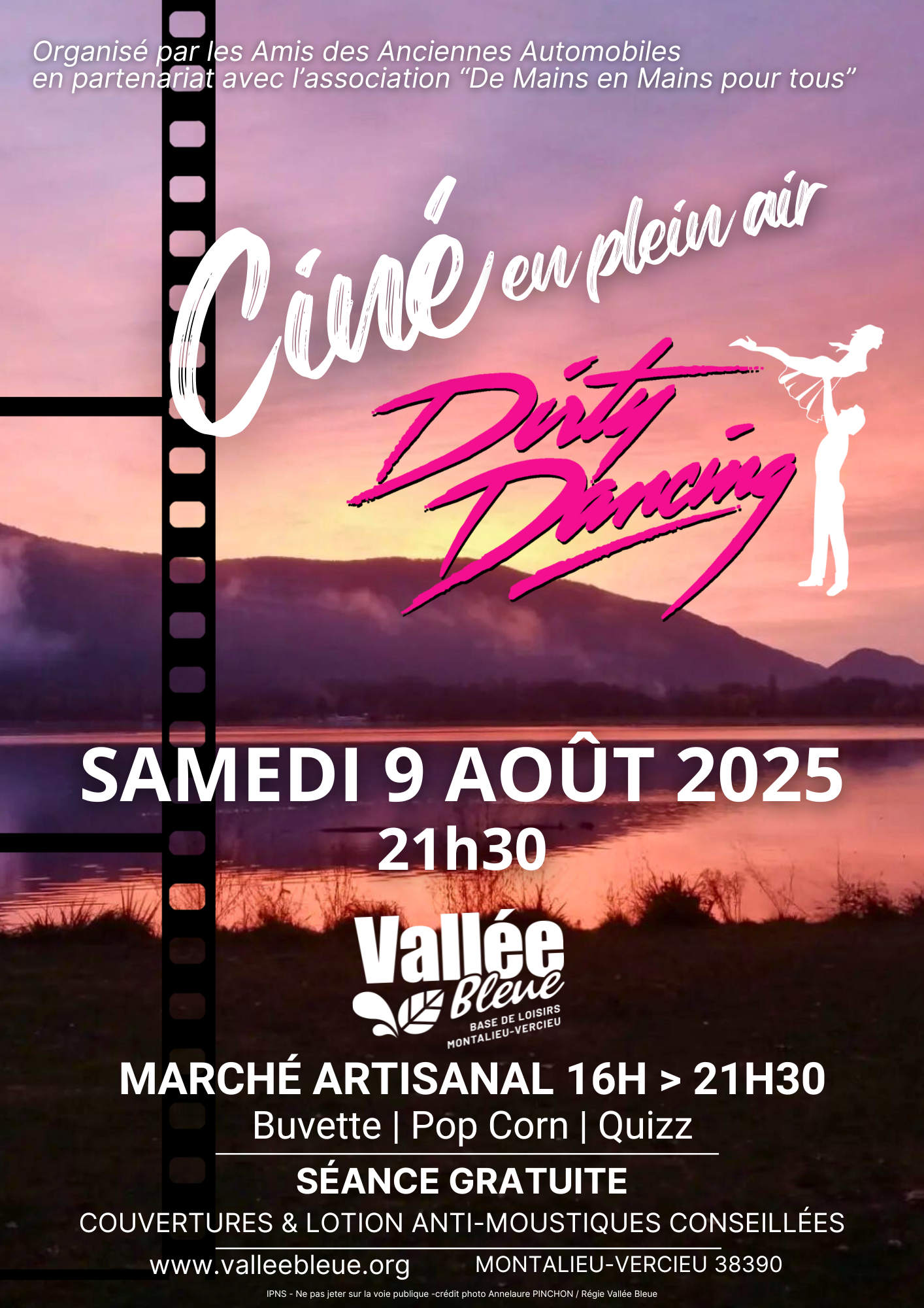 Cinéma en plein air : Dirty Dancing à la Vallée Bleue