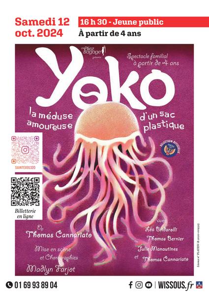 Yoko la méduse amoureuse d'un sac plastique 