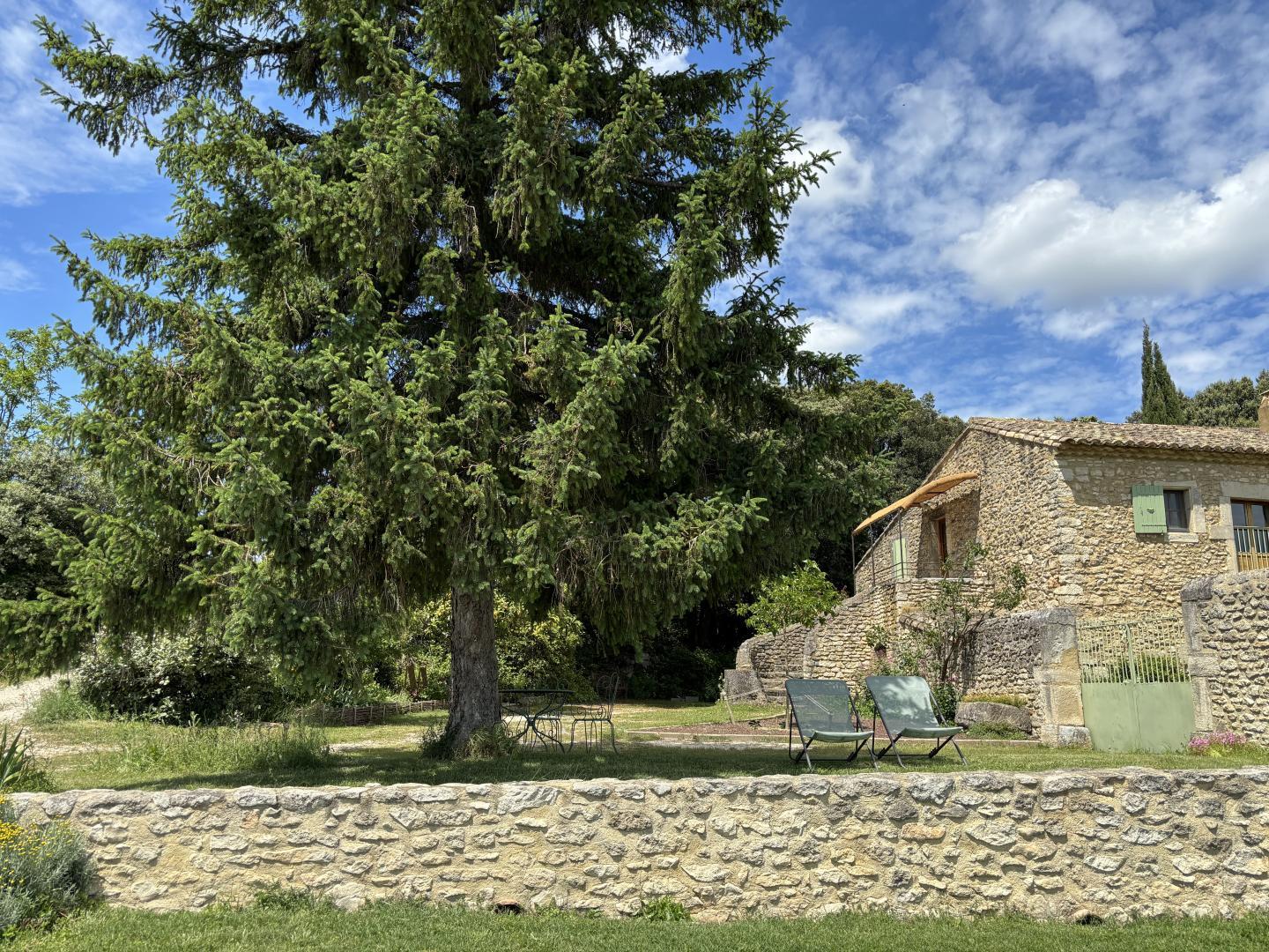 exterieur privé du gîte
