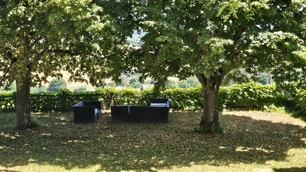 Jardin logement chambres d'hôtes