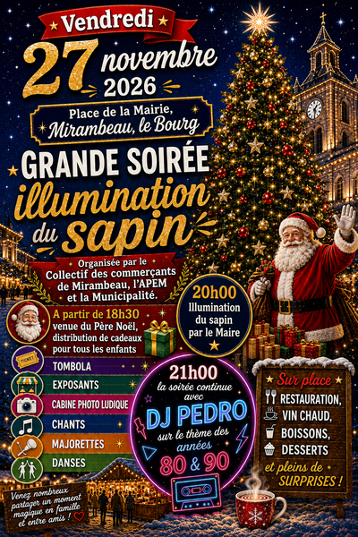 ILLUMINATION DU SAPIN MIRAMBEAU
