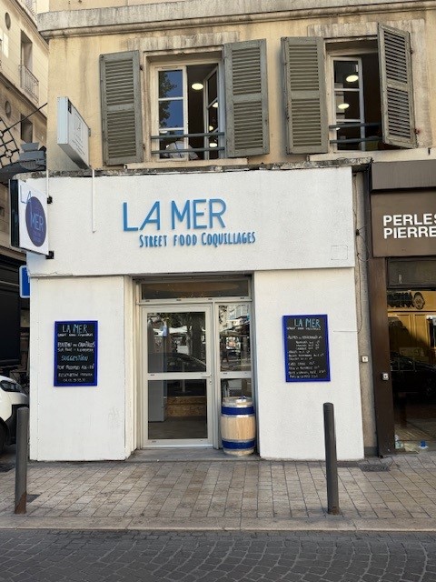 La mer street food coquillages