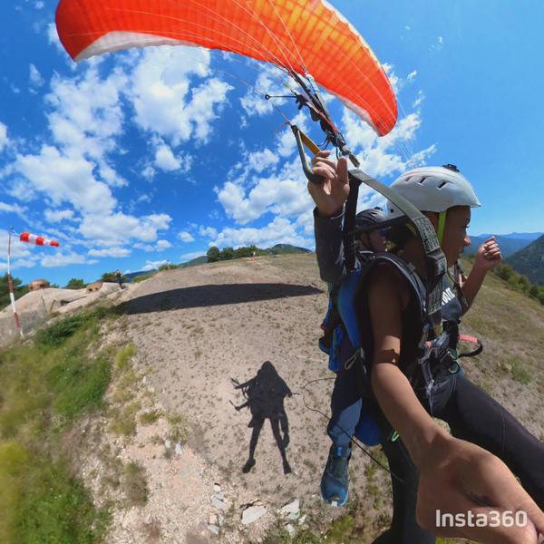 Baptême parapente à Sospel
