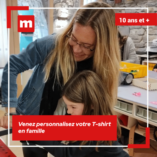Atelier Fabrique Famille - Personnalisation de t-shirt_Grenoble