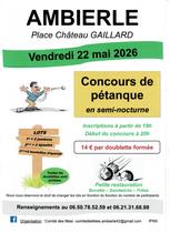 Concours de pétanque