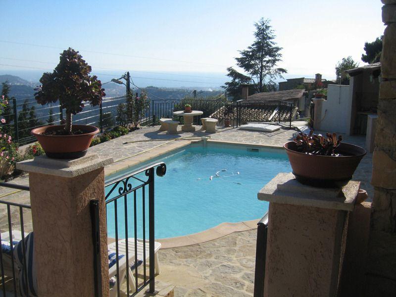 Gîte Bellevue-Accès piscine-Tourrette-Levens-Gîtes de France des Alpes-Maritimes