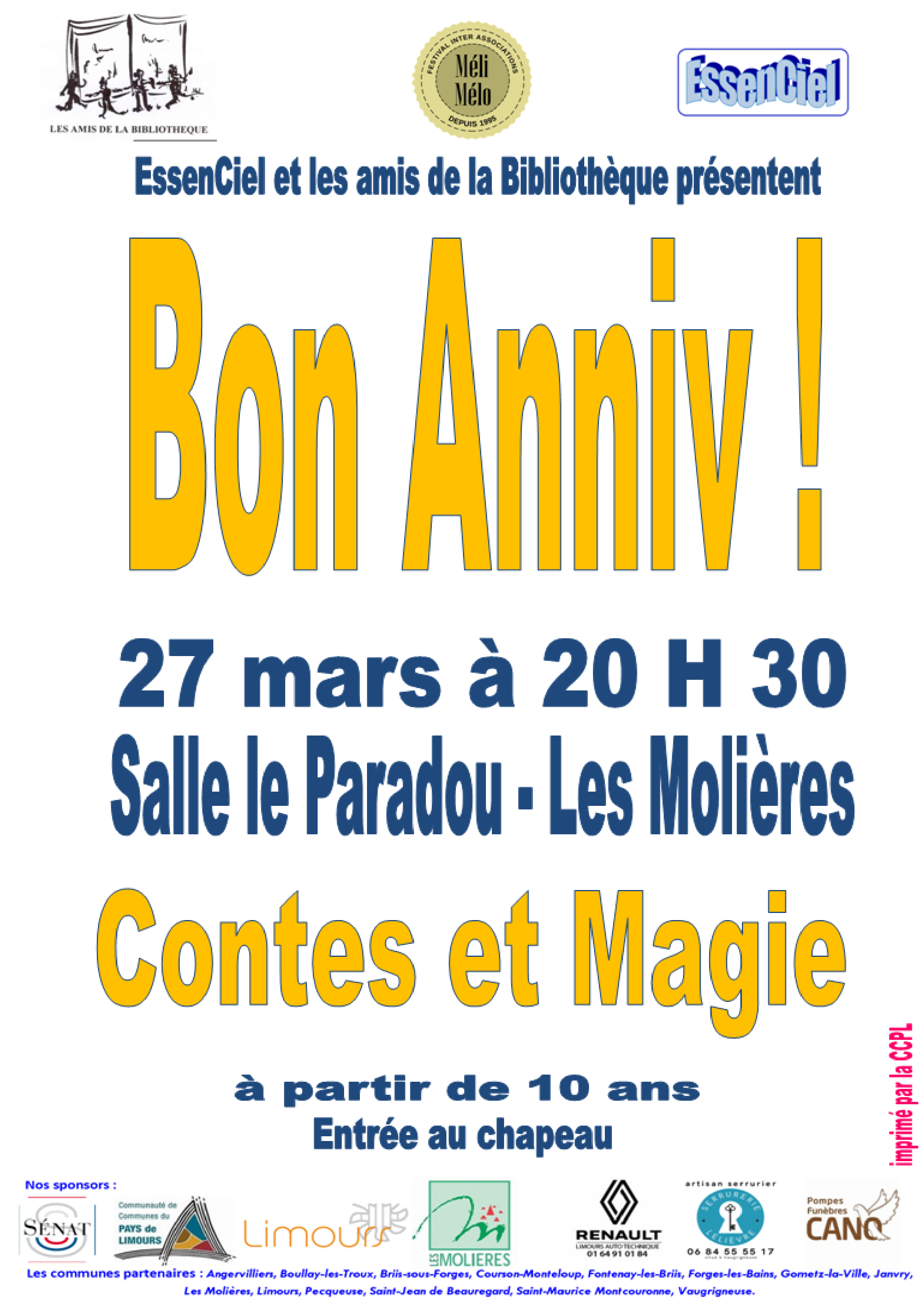 Bon anniv ! - Les Moliu00e8res, Mu00e9li Mu00e9lo 2026