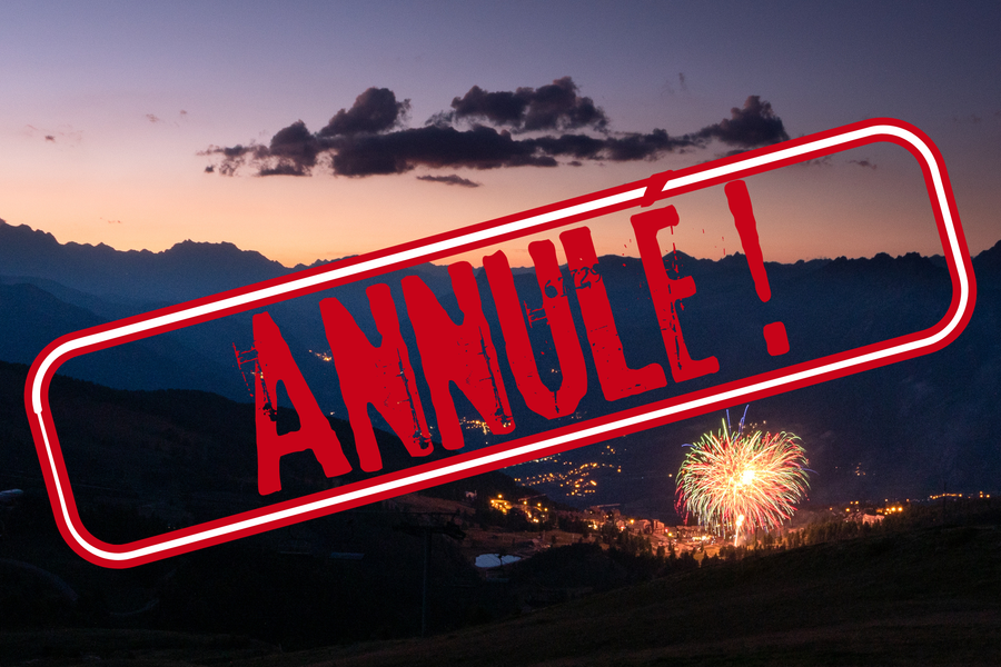 Feu d'artifice  : ANNULE !
