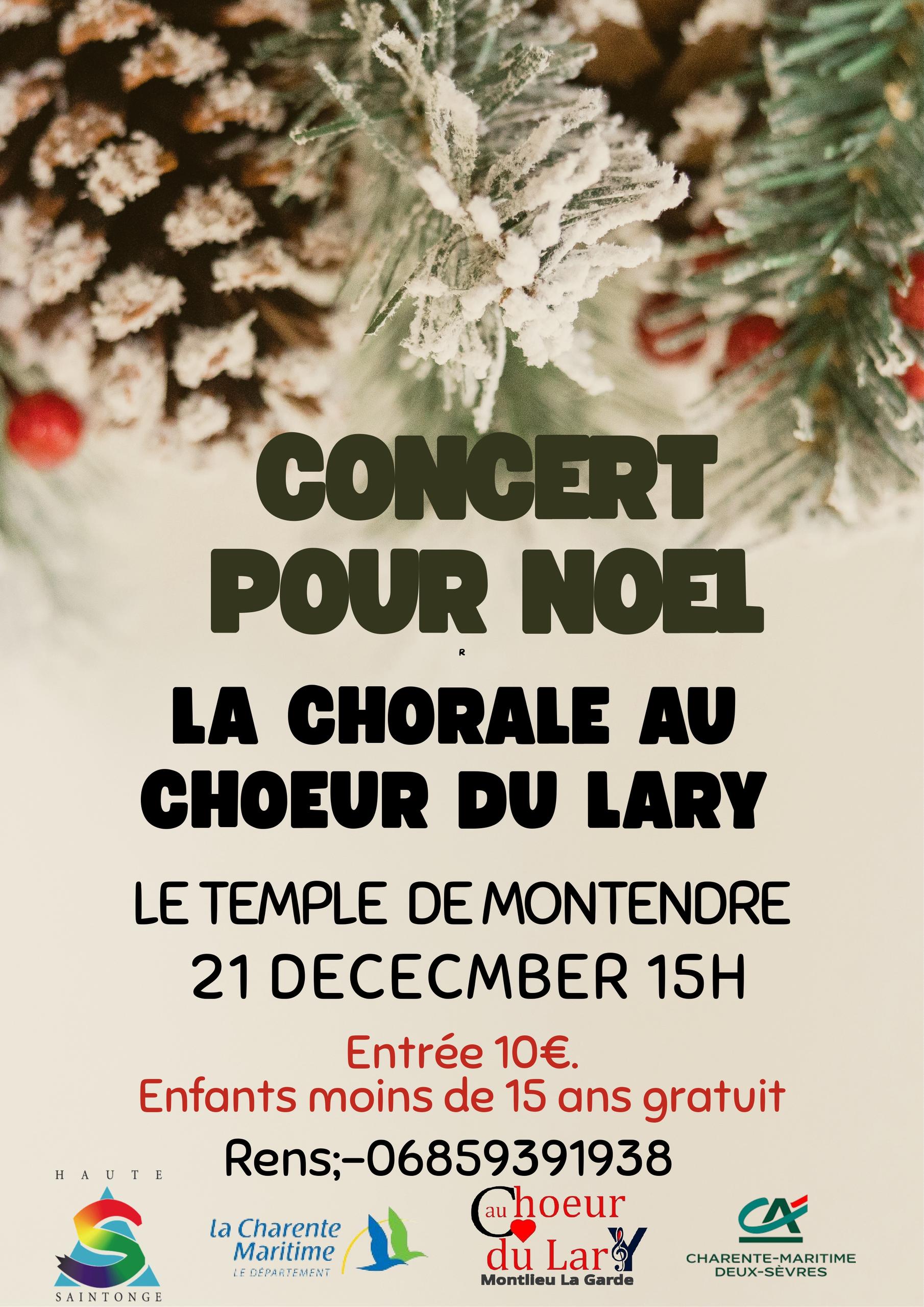 Concert de la chorale "Au choeur du lary"