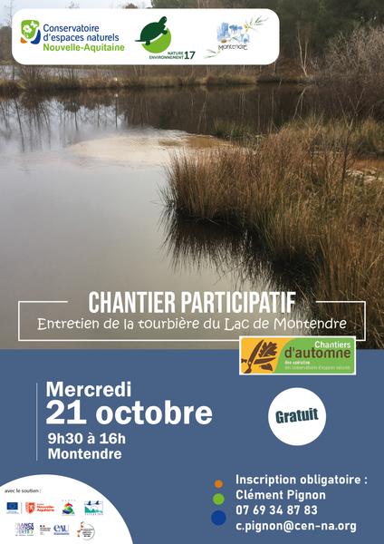 Chantier de restauration de la tourbière
