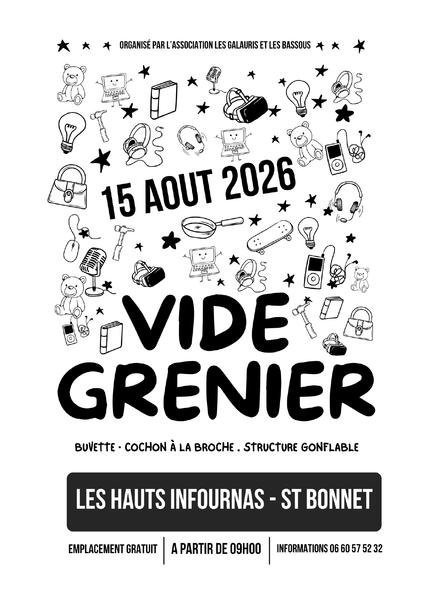vide grenier des Infournas