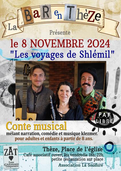 Conte musical "Les voyages de Schlémil" Le 8 nov 2024