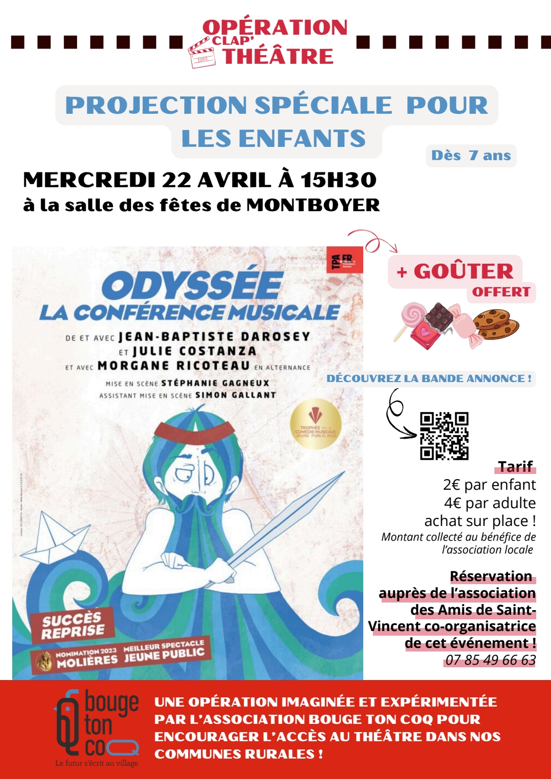 Projection théâtre : Odyssée, la conférence musicale