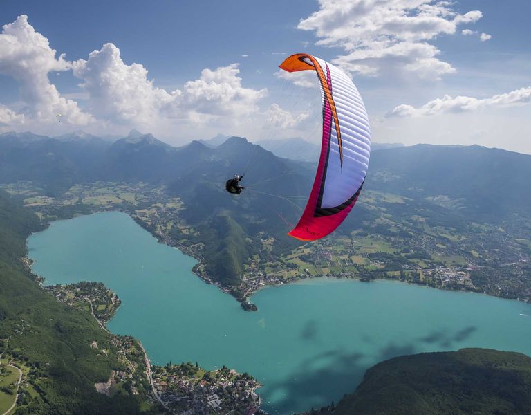 Lac Annecy Doussard école de parapente