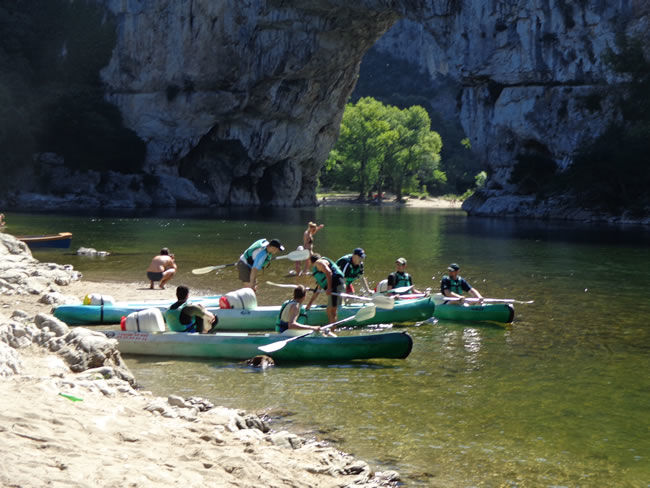 Canoeing from Vallon to Sauze - 30 km / 1 day with Arche de Noé