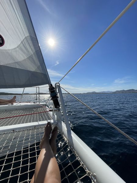 Porquerolles catamaran Passion Med