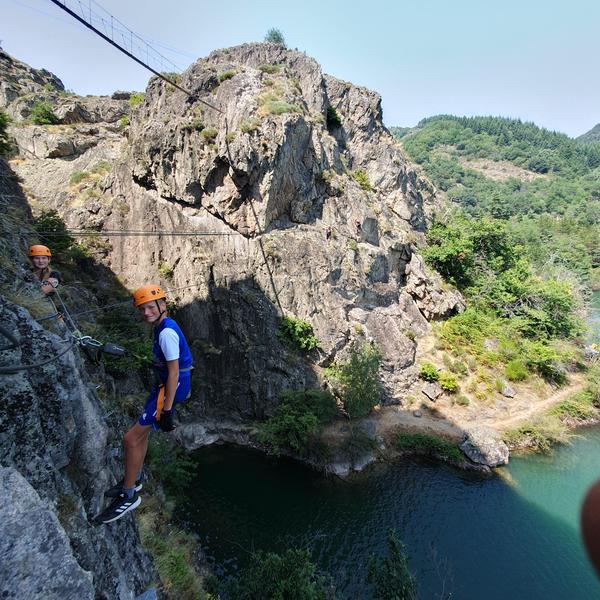 Via ferrata du Lac de Villefort – Ben Aven Tour - Les Vans