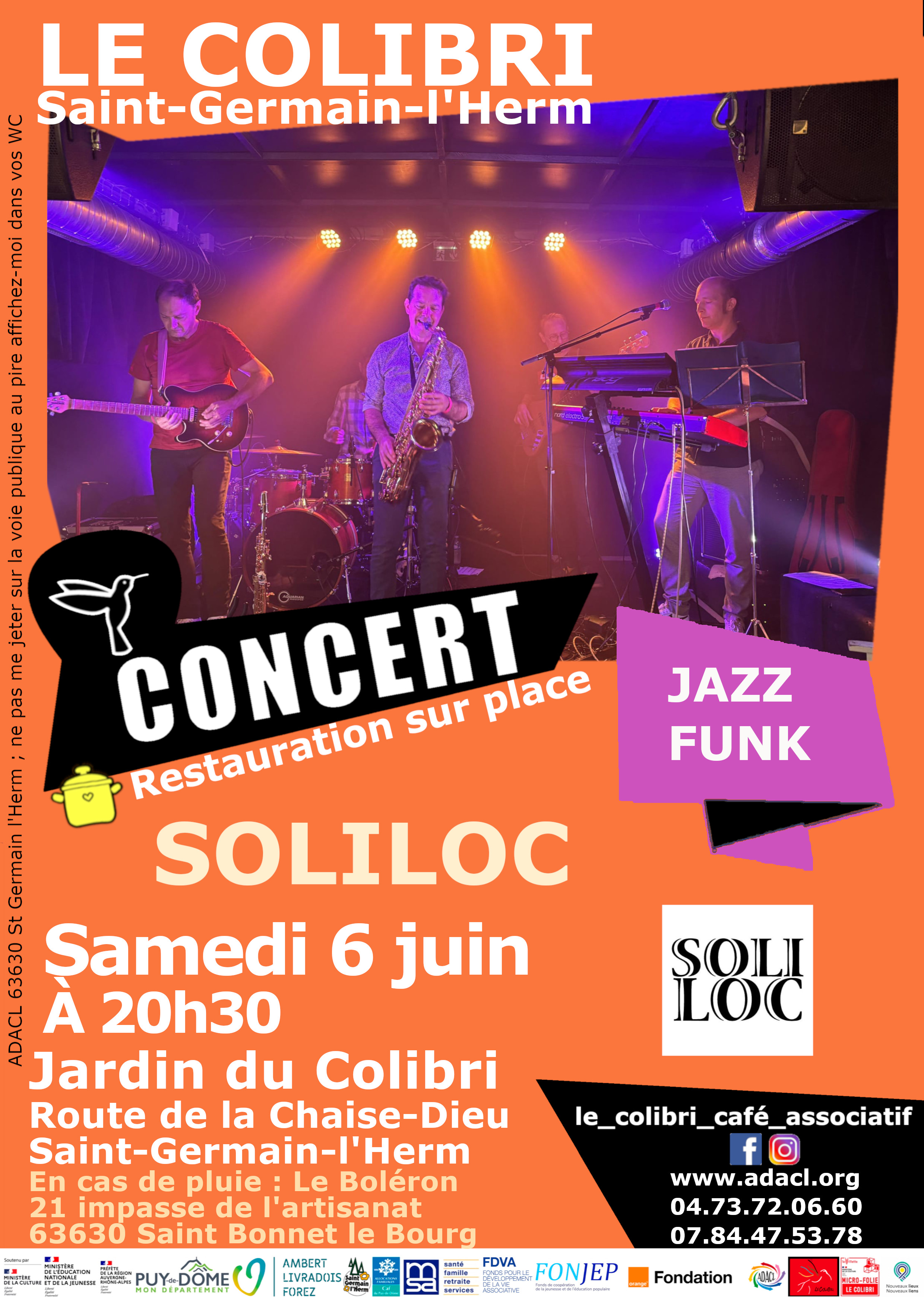 Concert – SOLILOC (Jazz – Funk)