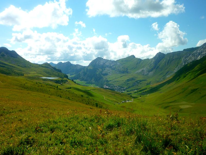 Sur le parcours du Tour du Lachat