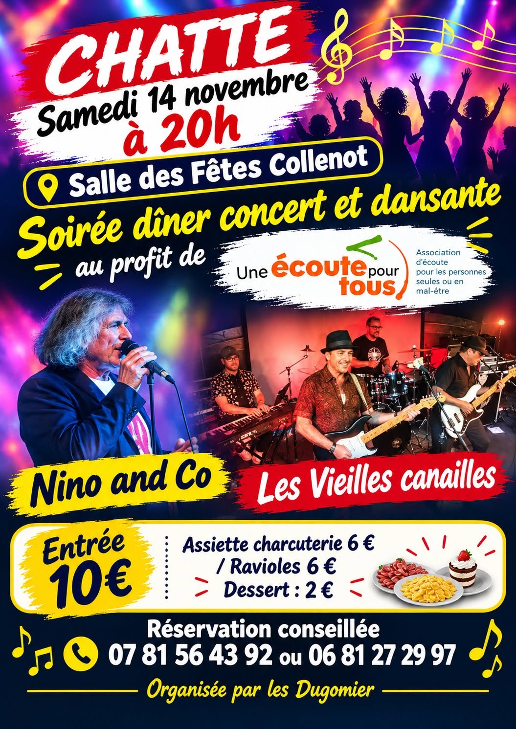 Soirée dîner concert et dansante_Chatte