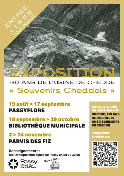 Exposition 130 de l'usine de Chedde "Souvenirs Cheddois"