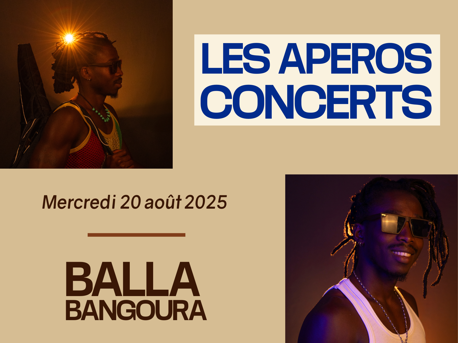 Les Apéros-Concert : Balla Bangoura le mercredi 20 août !