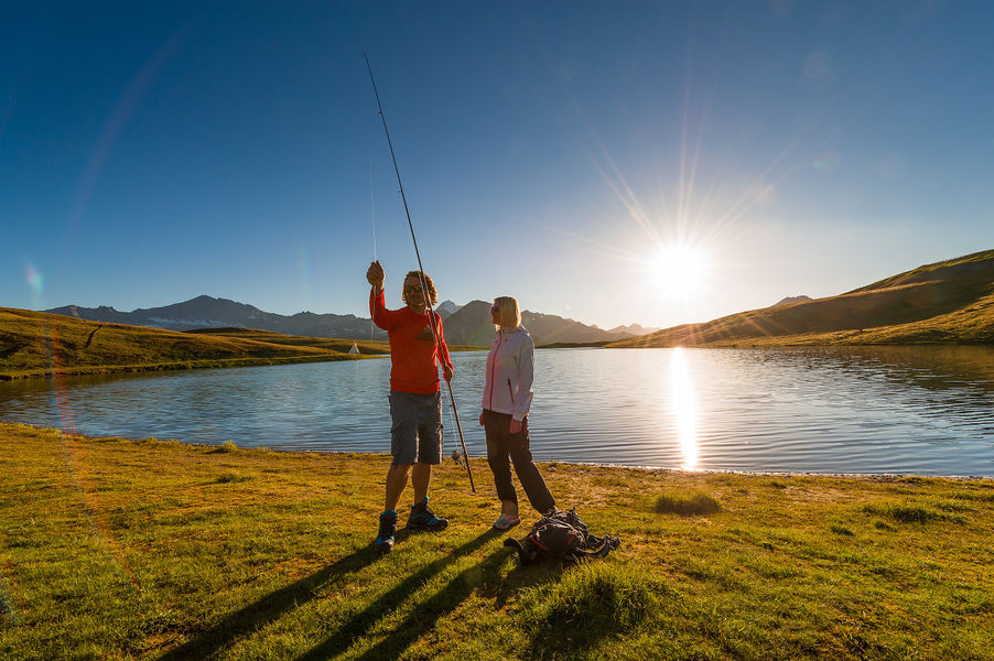 pêche au lac de l'ouillette