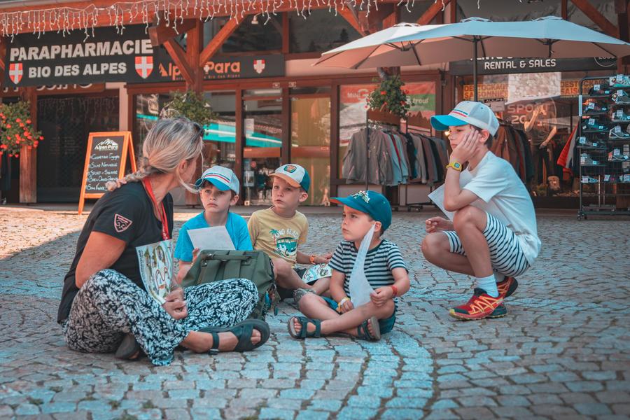 Les minis explorateurs à la découverte du village_La Clusaz