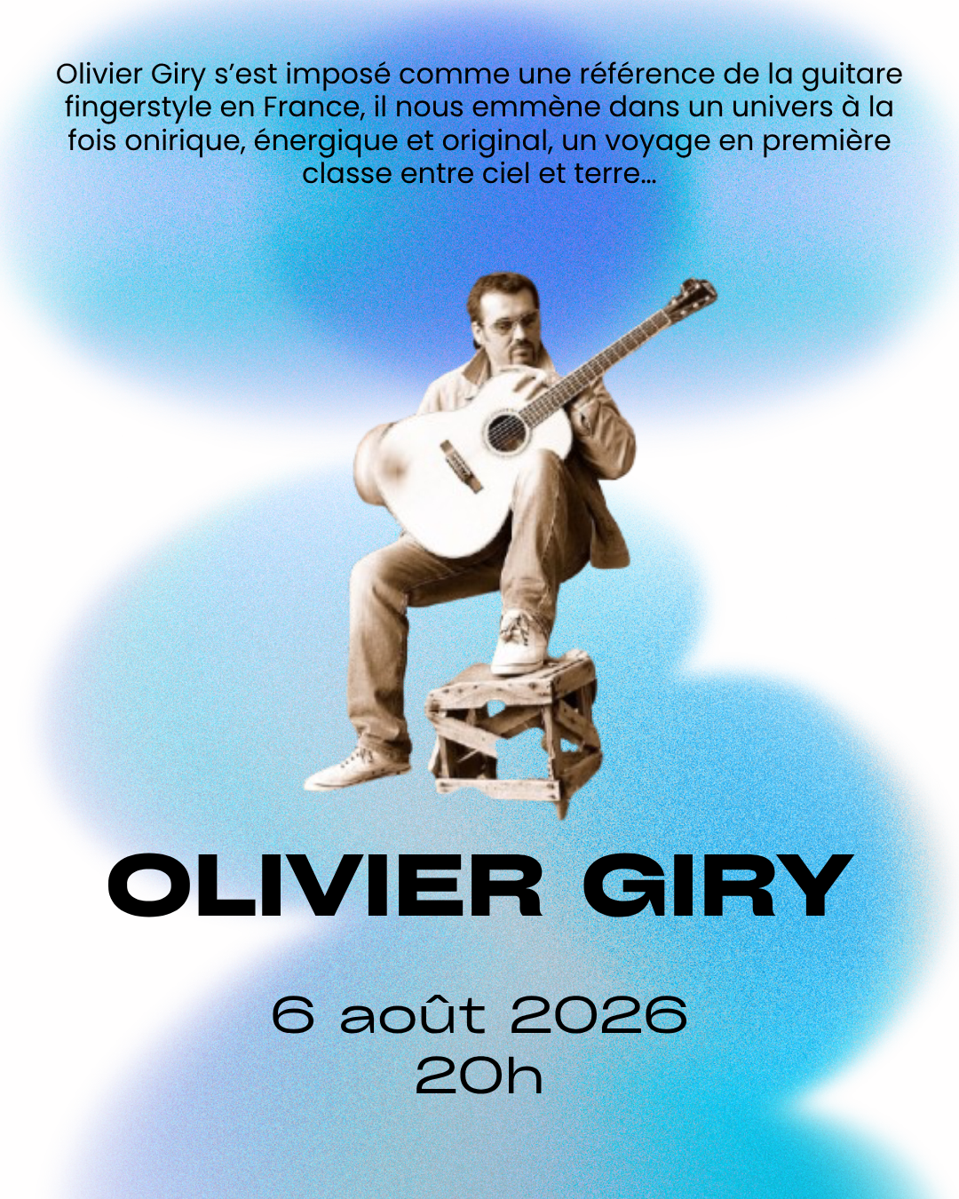 Concert : Olivier Giry, à la Vallée Bleue