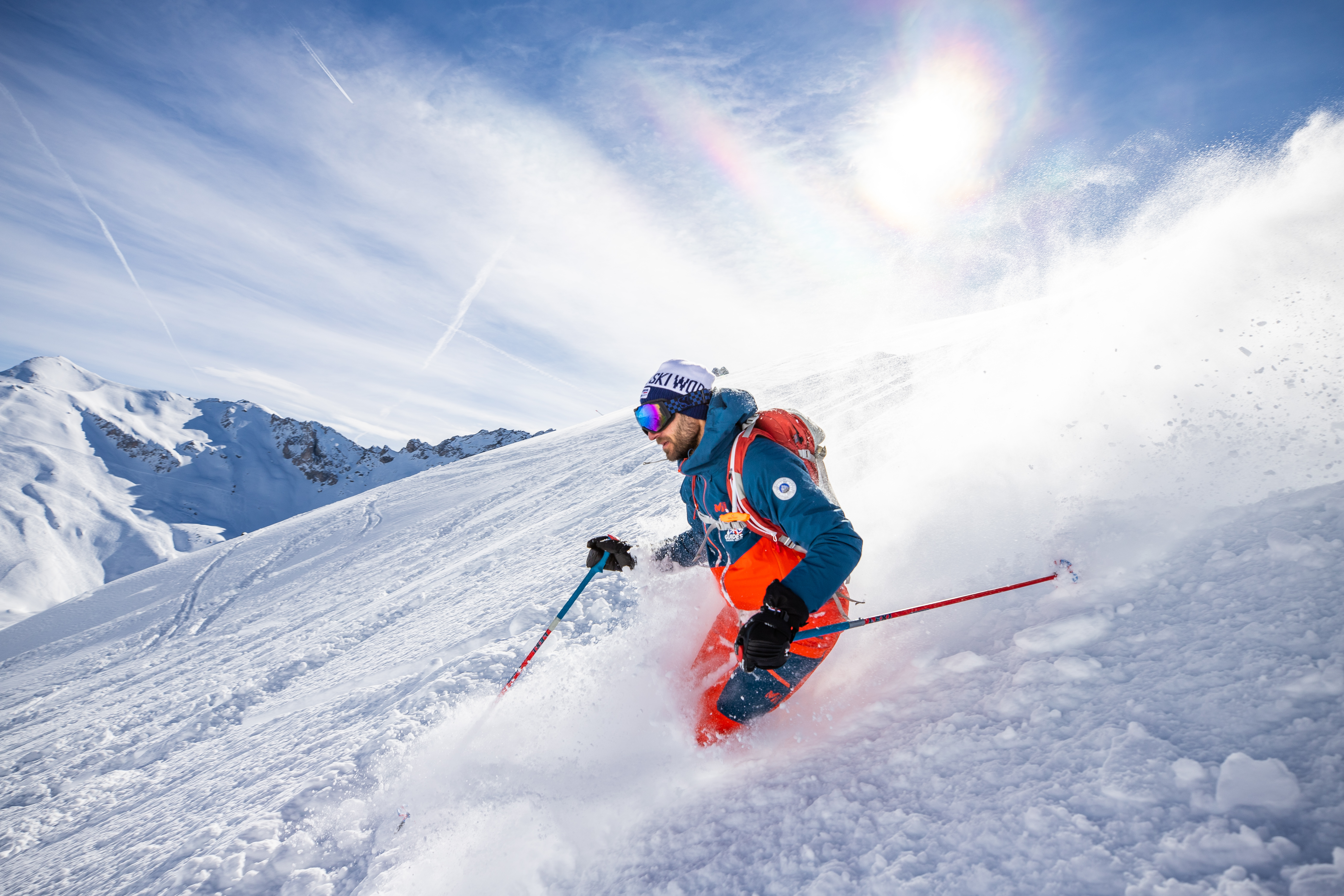 Ski hors-piste guides de haute montagne