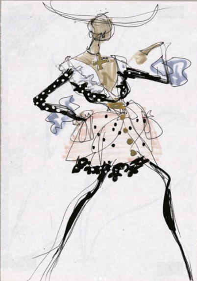 Christian Lacroix dessinateur