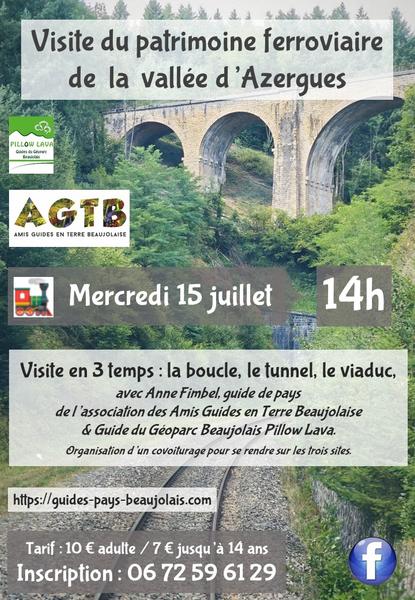 Visite du patrimoine ferroviaire de la vallée d\'Azergues