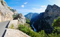 Route Panoramique des Gorges direction le lac de Sainte-Croix