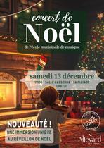 Concert de Noël de l'école municipale de musique_Allevard