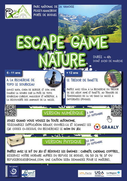 Affiche Escape Game Rosuel