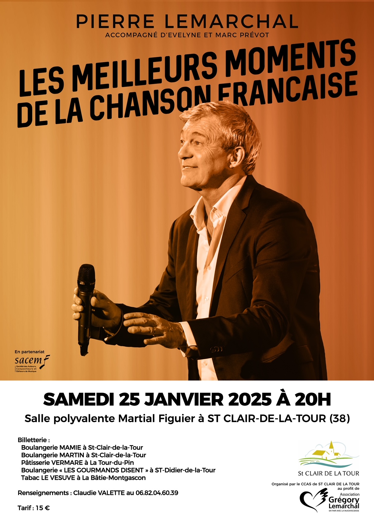 Concert de Pierre Lemarchal