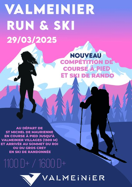 Valmeinier Run and Ski Le 29 mars 2025