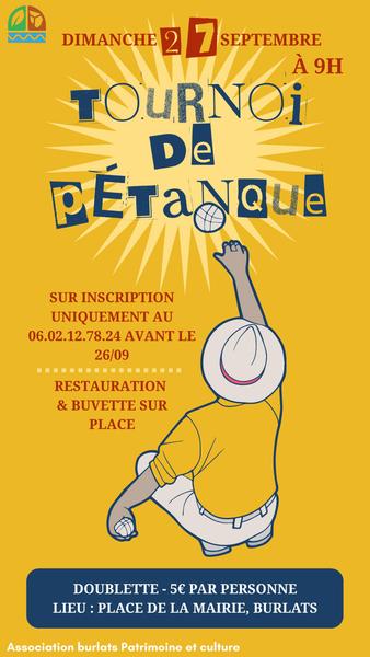Pétanque tournament