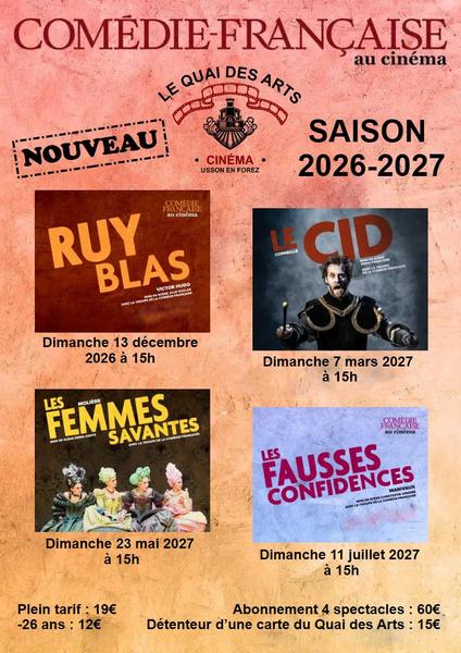 La Comédie Française au cinéma_Usson-en-Forez