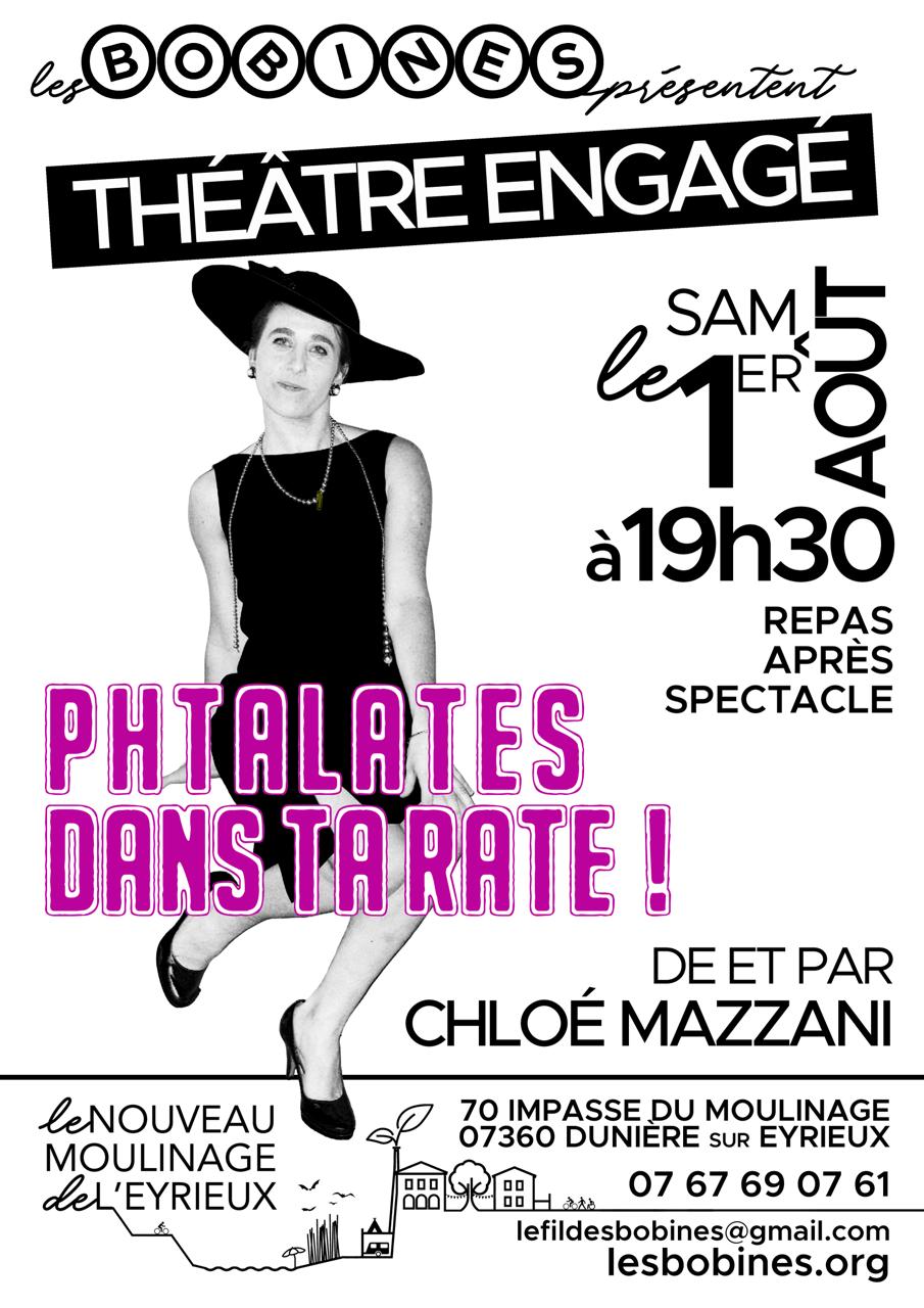 Spectacle "Phtalates dans ta rate" (théâtre)