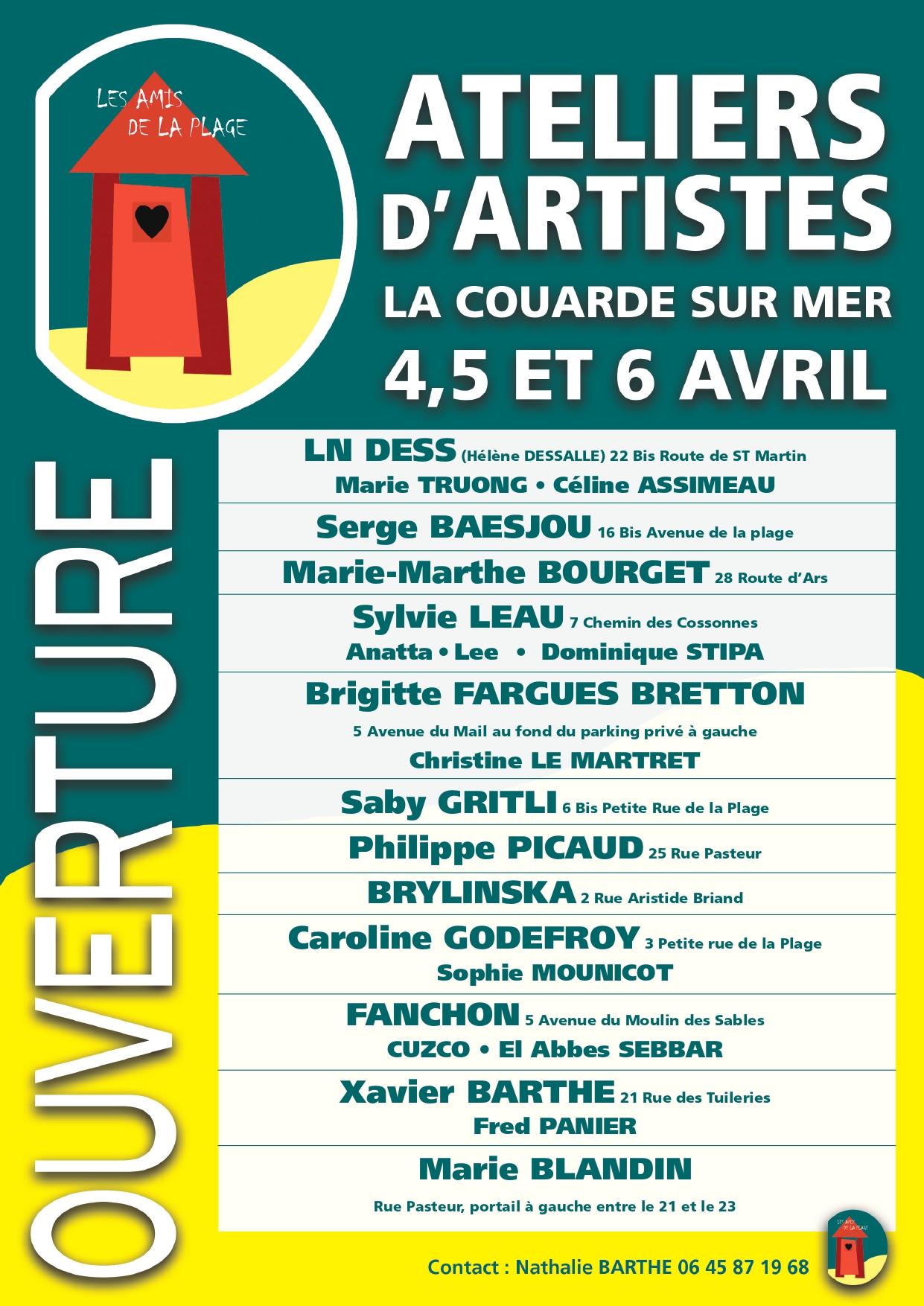 Ouverture d'ateliers d'artistes