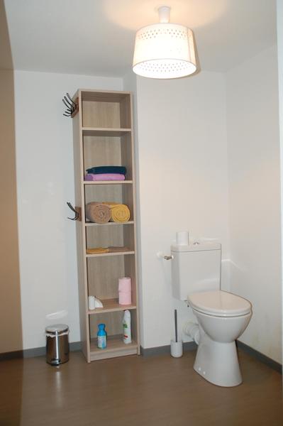 Les toilettes.