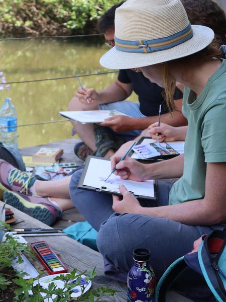 Stage d'aquarelle naturaliste_Villar-d'Arêne